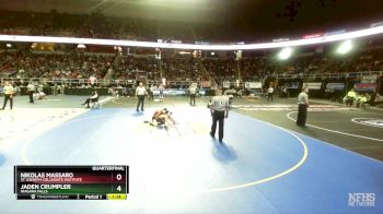 I-126 lbs Quarterfinal - Jaden Crumpler, Niagara Falls vs Nikolas Massaro, St Joeseph Collegiate Institute