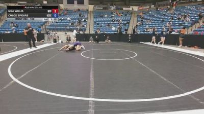 160 lbs Cons. Round 4 - Mya Willis, Missouri Valley College vs Chloe Spears, Garden City CC