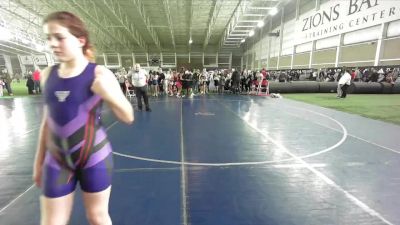 145 lbs 5th Place Match - Lawsyn Wilcox, Altamont Longhorns vs Heather Bradbury, Box Elder Stingers