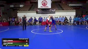 182 lbs Placement Matches (16 Team) - Nate Corwin, CMWA vs Cole Grigsby, SAWA