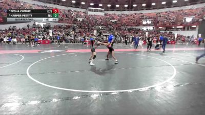 85 lbs Quarterfinal - Harper Pettitt, Freedom Wrestling Club vs Eesha Chithic, Sussex Sabercats