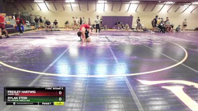 150 lbs Cons. Round 4 - Presley Hartwig, Angry Fish vs Dylan Stein, Millertime Wrestling