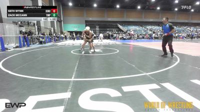 160 lbs Semifinal - Seth Wynn, Salem Elite Mat Club vs Zack McCann, Timpanogos Wrestling