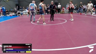 136 lbs Round 2 - Gavin Frei, WA vs Eli Saldana, WA