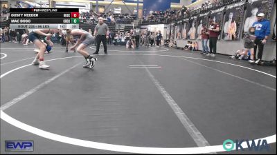 96 lbs Consolation - Dusty Reeder, Husky WC vs Mac Boso, Choctaw Ironman Youth Wrestling