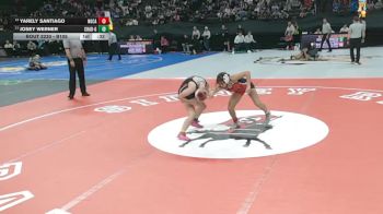 Cons. Round 2 - Josey Werner, Chadron vs Yarely Santiago, Norfolk Catholic