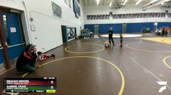 53-56 lbs Round 2 - Graham Wenzel, Powell Wrestling Club vs Gabriel Craig, Powell Wrestling Club