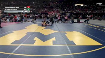 6A 98 lbs 3rd Place Match - Braxton Conyers, Rocky Mountain vs Ryder Zickgraf, Meridian