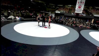 145 lbs Emma Fitch, MDWA - Mount Diablo Wrestling Association vs Valerie Olivas, KCWA - Kern County Wrestling Association