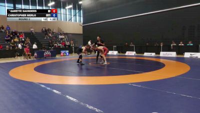 61kg Round 2 - Garette Saunders, Brock WC vs Christopher Merlo, C.L.I.C