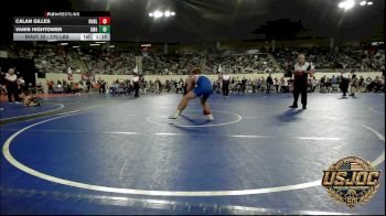 170 lbs Round Of 16 - Calan Gilles, Noble Takedown Club vs Vanis Hightower, Shelton Wrestling Academy