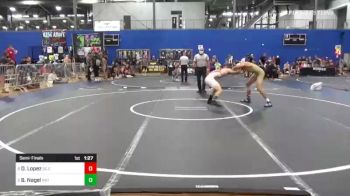 145 lbs Semifinal - Dominic Lopez, Dc Elite vs Ben Nagel, Not Contagious