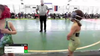 40 lbs Consolation - Myeli Salazar, Lockjaw WC vs Aythan Juarez, Tuf California Wrestling Academy