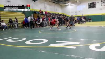 138 lbs Cons. Round 5 - Dante Villalobos Pacheco, Perry vs Joe Schnurstein, Anderson