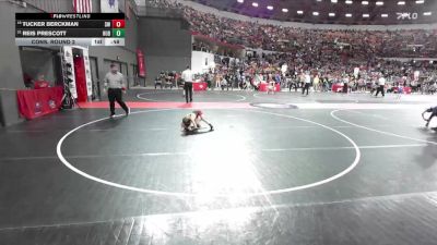 54 lbs Cons. Round 2 - Reis Prescott, Hudson vs Tucker Berckman, Sparta Wrestling