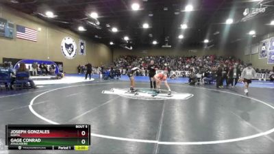 106 lbs Champ. Round 1 - Joseph Gonzales, North vs Gage Conrad, Atascadero