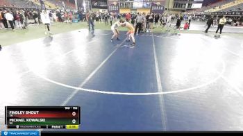 152 lbs Cons. Round 2 - Michael Kowalski, WI vs Findley Smout, TN