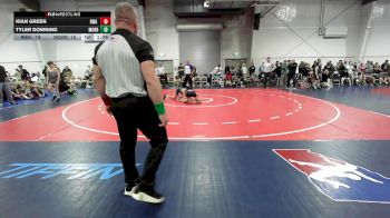 100 lbs Rr Rnd 2 - Kian Green, RWA Black MS vs Tyler Downing, Morris Fitness Black MS