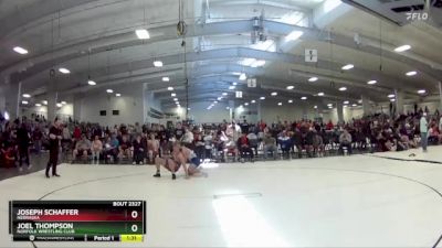 153 lbs Quarterfinal - Joseph Schaffer, Nebraska vs Joel Thompson, Norfolk Wrestling Club