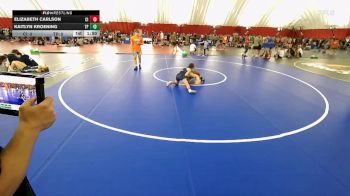 100 lbs Round 4 (10 Team) - Elizabeth Carlson, Cambridge-Isanti vs Kaitlyn Kroening, Reedsburg