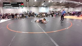 132 lbs Quarterfinal - Jake Brown, Rock Canyon vs Christian May, Littleton