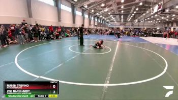 50 lbs Semifinal - Ruben Trevino, MAAC Wrestling vs Zoe Barnhardt, Takedown-City Wrestling