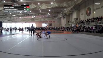 133 lbs Champ. Round 2 - Vincent Ziccardi, Washington & Lee vs Anakin Burks, Shenandoah University