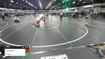 146 lbs Semifinal - Hector Sandoval, Team So-Cal WC vs Emiliano Toro, W.a.r Wc