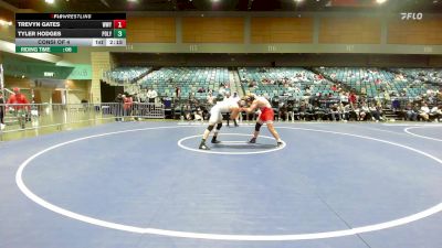 197 lbs Consi Of 4 - Trevyn Gates, Western Wyoming vs Tyler Hodges, Cal Poly