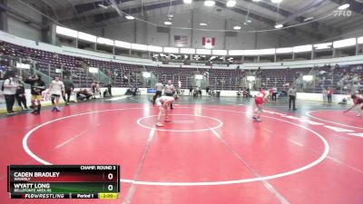 131 lbs Champ. Round 3 - Caden Bradley, Waverly vs Wyatt Long, Bellefonte Area Hs