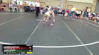 80 lbs Round 3 (8 Team) - Cameron Bartlow, Soddy Daisy WA vs James Fowler, Dendy Trained