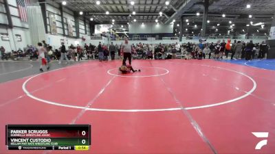 48-52 lbs Round 1 - Vincent Custodio, Kellam Mat Rats Wrestling Club vs Parker Scruggs, Guerrilla Wrestling Assoc.