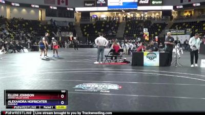 160 lbs Cons. Round 5 - Elleni Johnson, Grand Valley State vs Alexandra Hofrichter, Dubuque