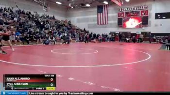 106 lbs Quarterfinal - Julio Alejandro, Sibley East vs Tyce Anderson, MAHACA