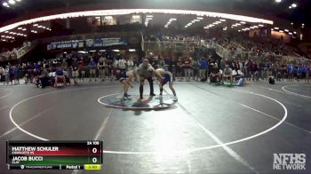 2A 106 lbs Quarterfinal - Jacob Bucci, Clay vs Matthew Schuler, Charlotte Hs