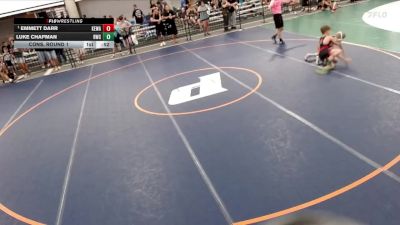 77-84 lbs Cons. Round 1 - Emmett Darr, Bulls Wrestling Club vs Luke Chapman, RWC