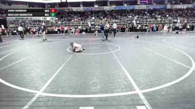 43 lbs Round Of 16 - John Harmon, Ground Zero WC vs Waylon Edmiston, Wellsville Kid Matters