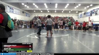 285 lbs Champ. Round 1 - Abraham Foley, Unattached vs Adam Dif, Arnold O Beckman