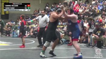 205 lbs 3rd Place Match - Aiden Yanez, Vacaville Wrestling Club vs Samuel Williams, Livermore Wrestling Club