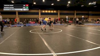 285 lbs C Of 8 #1 - Tristan Kemp, California Baptist University vs Mason Cover, Cal State Bakersfield