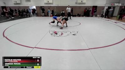 105 lbs Quarterfinal - Natalie Nguyen, Santa Clara Senior vs Vanessa Rocha, Alisal