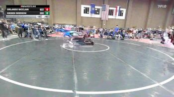 144 lbs Cons. Round 3 - Kiesen Iwerson, Choctaw vs Orlando Mcclain, Westmoore