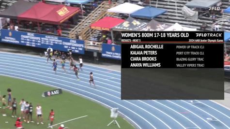 Youth Girls' 800m, Finals 6 - Age 17-18