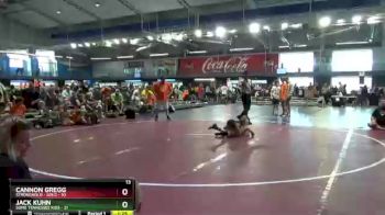 75 lbs Semis & 3rd Wb (16 Team) - Cannon Gregg, Stronghold - Gold vs Jack Kuhn, Some Tennessee Kids