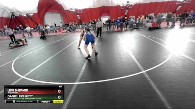 187 lbs Cons. Round 2 - Levi Shepard, Wisconsin vs Daniel Meurett, Mauston Talons Wrestling Club