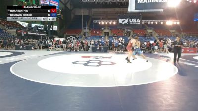 215 lbs Champ. Rd Of 32 - Noah Mathis, Kansas vs Kendahl Hoare, Pennsylvania