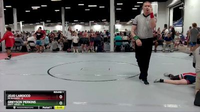 80 lbs Round 1 (4 Team) - Jojo LaRocco, PA Alliance vs Greyson Perkins, Dirty Jersey