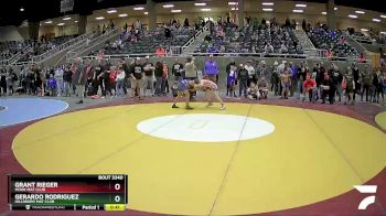 98 lbs Quarterfinal - Gerardo Rodriguez, Hillsboro Mat Club vs Grant Rieger, MOOK MAT CLUB