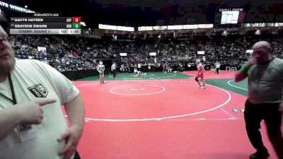 138 lbs Champ. Round 2 - Gavyn Hayden, AUT1 vs Grayson Swann, HDH1