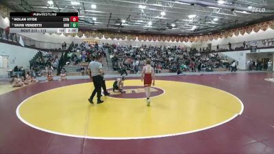 113 lbs Semifinal - Tavin Vendetti, Green River vs Nolan Hyde, Star Valley